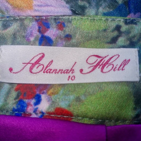 Alannah Hill, size 10, floral dress. - Picture 2 of 2